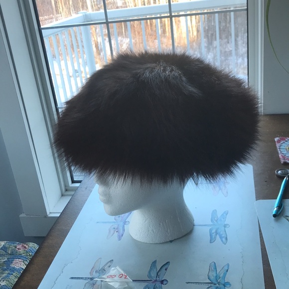 Gorgeous vintage red fox fur hat - Picture 2 of 4